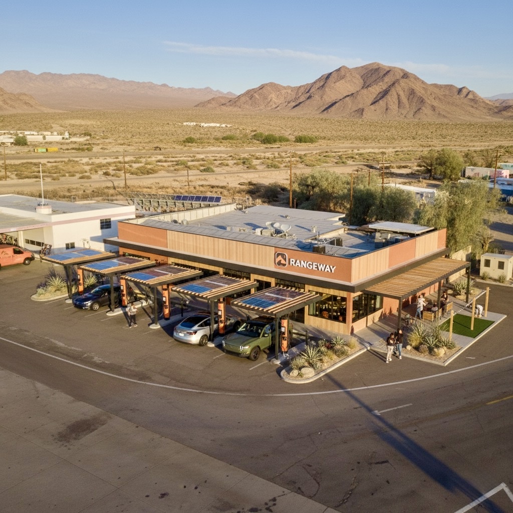 Baker Basecamp on LA to Death Valley route